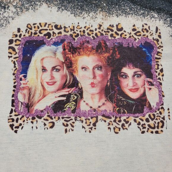 Hocus Pocus SS Bleached Unisex Tee Sanderson Sisters - Picture 1 of 3